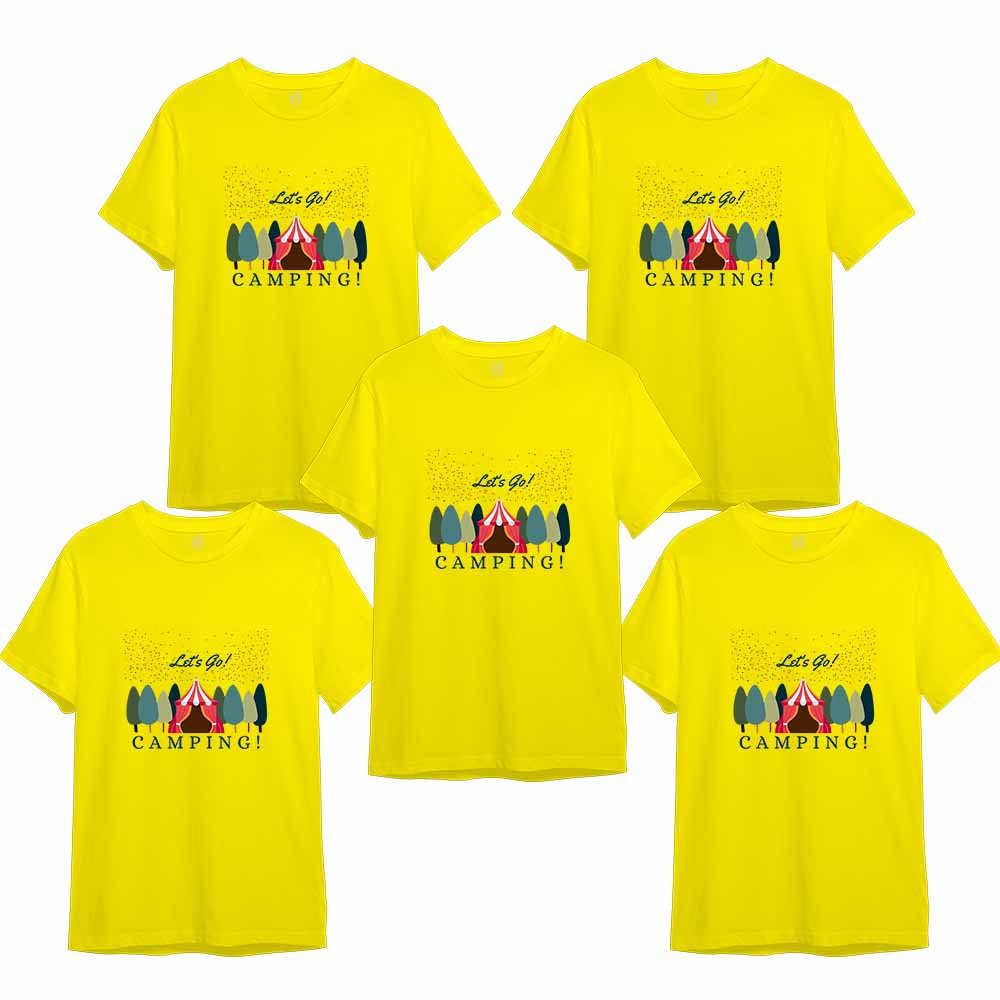 Let's go Camping Group Tshirts