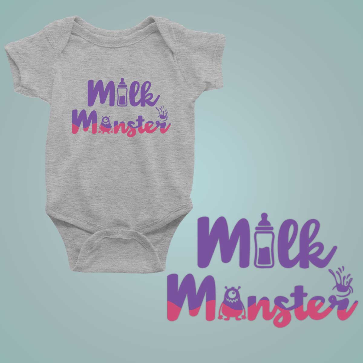 Milk monster Bg grey melange