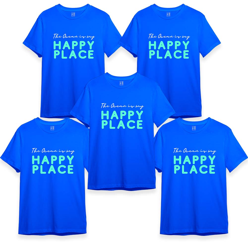 Ocean is my Happy Place - Group Vacation Tshirts