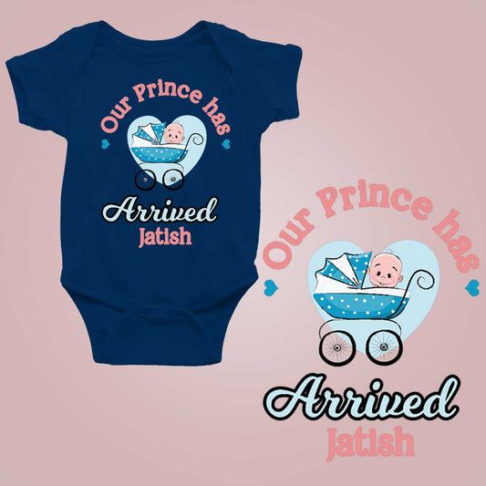 Our Prince Has Arrived bg navy