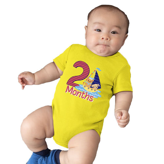 Teddy 2month onesie