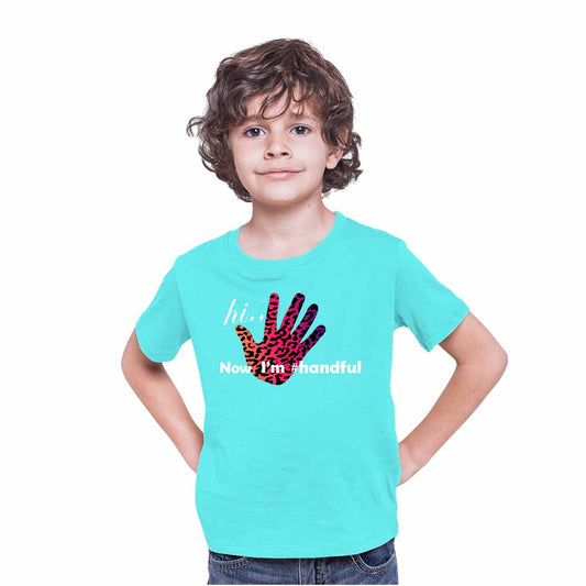Hand Paint 5th Birthday Theme Kids T-shirt