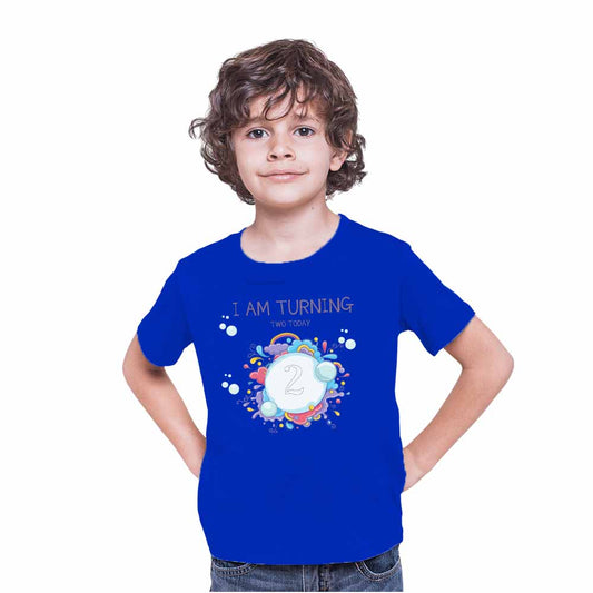 I Am Tuning 2nd Birthday Kids T-shirt