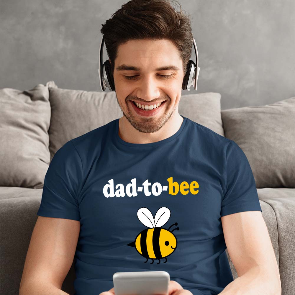 jopo dad to bee men tshirt celebration mode navy