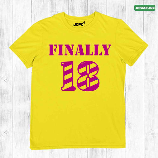 finally 18 yellow