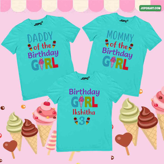 ice cream theme aqua blue