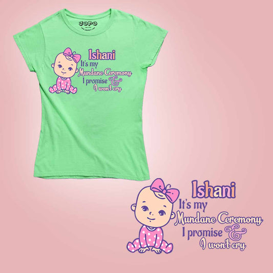 its my mundane ceremony i promise girl mint tshirt product image