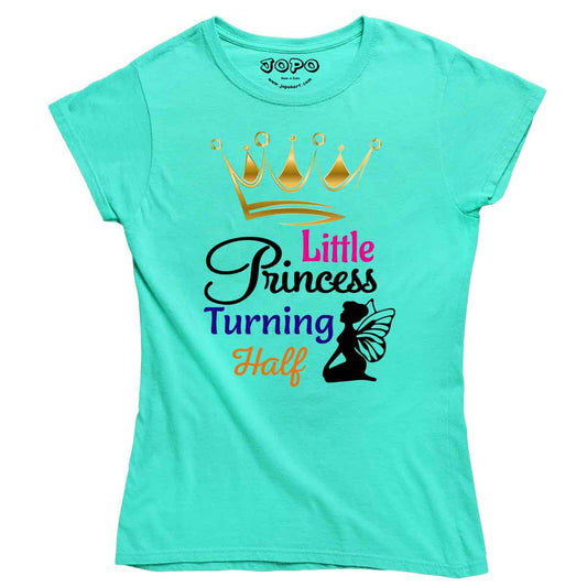 little Princess turning half Aqua blue