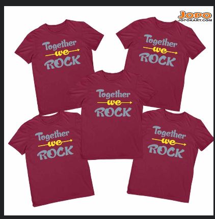 Together We Rock - Group T shirts