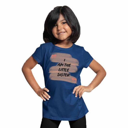 I am the Little Sister Design Multicolor T-shirt/Romper