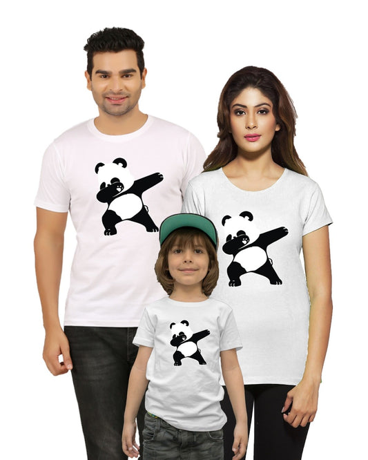 Dabbing Panda Family Matching T-Shirts