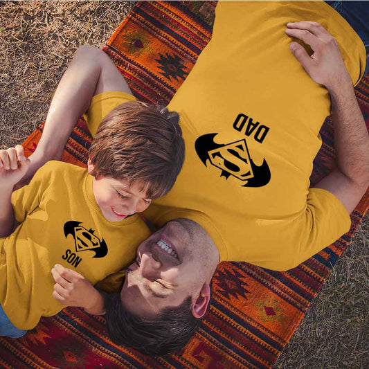 same dress for father and son father and son same dress father son matching outfits MUSTARD