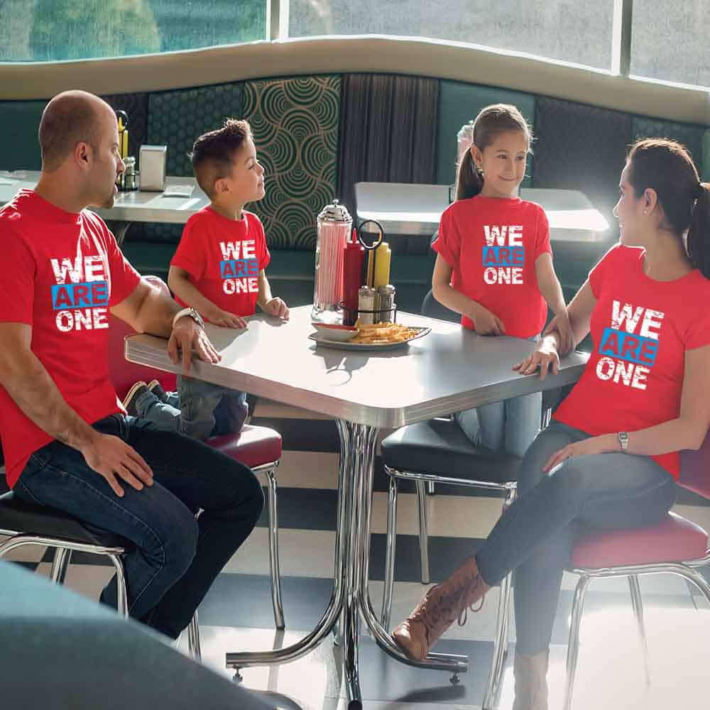 Matching family tshirts high quality father and son tshirts Twinning family t-shirts online