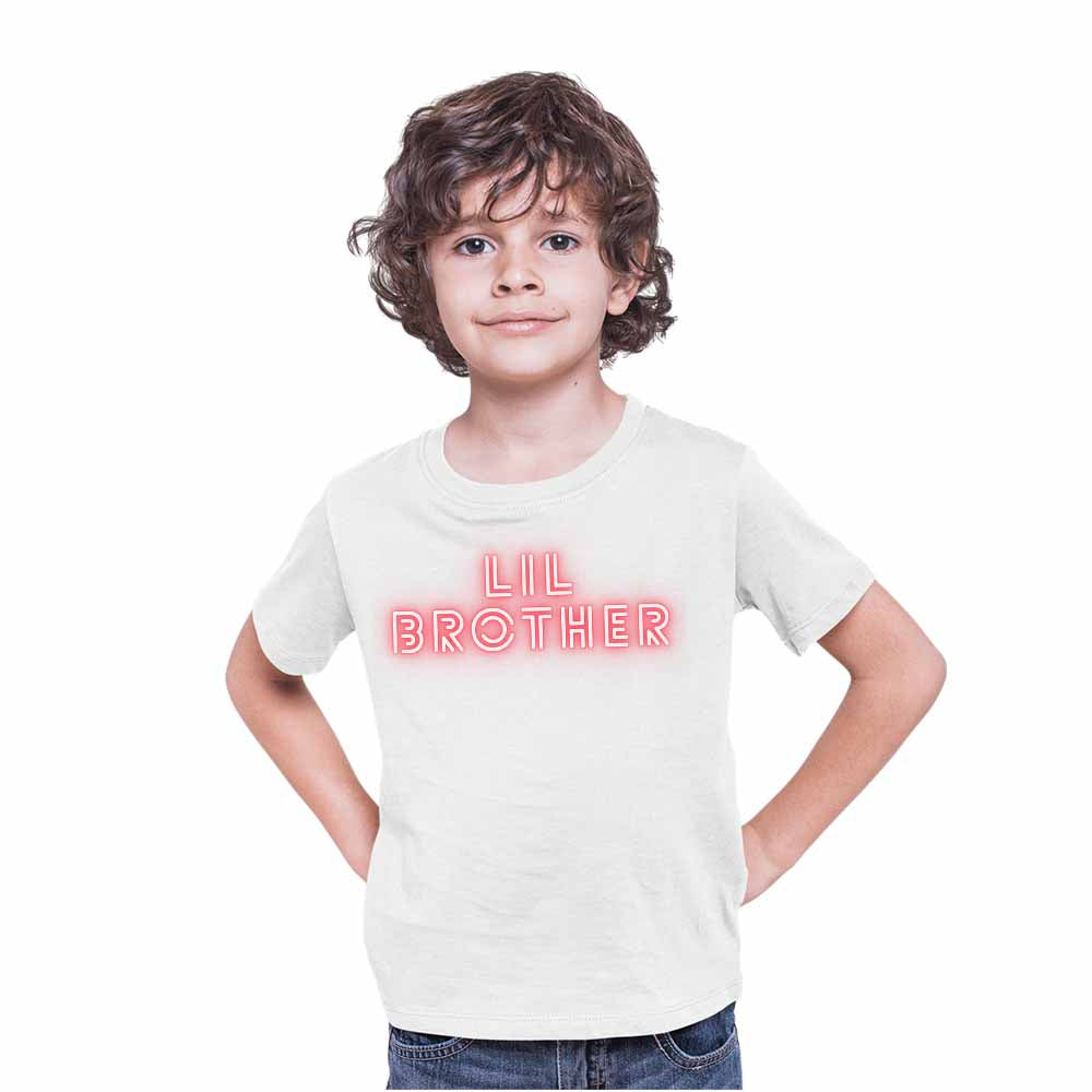 Lil Brother Neon Design Multicolor T-shirt/Romper
