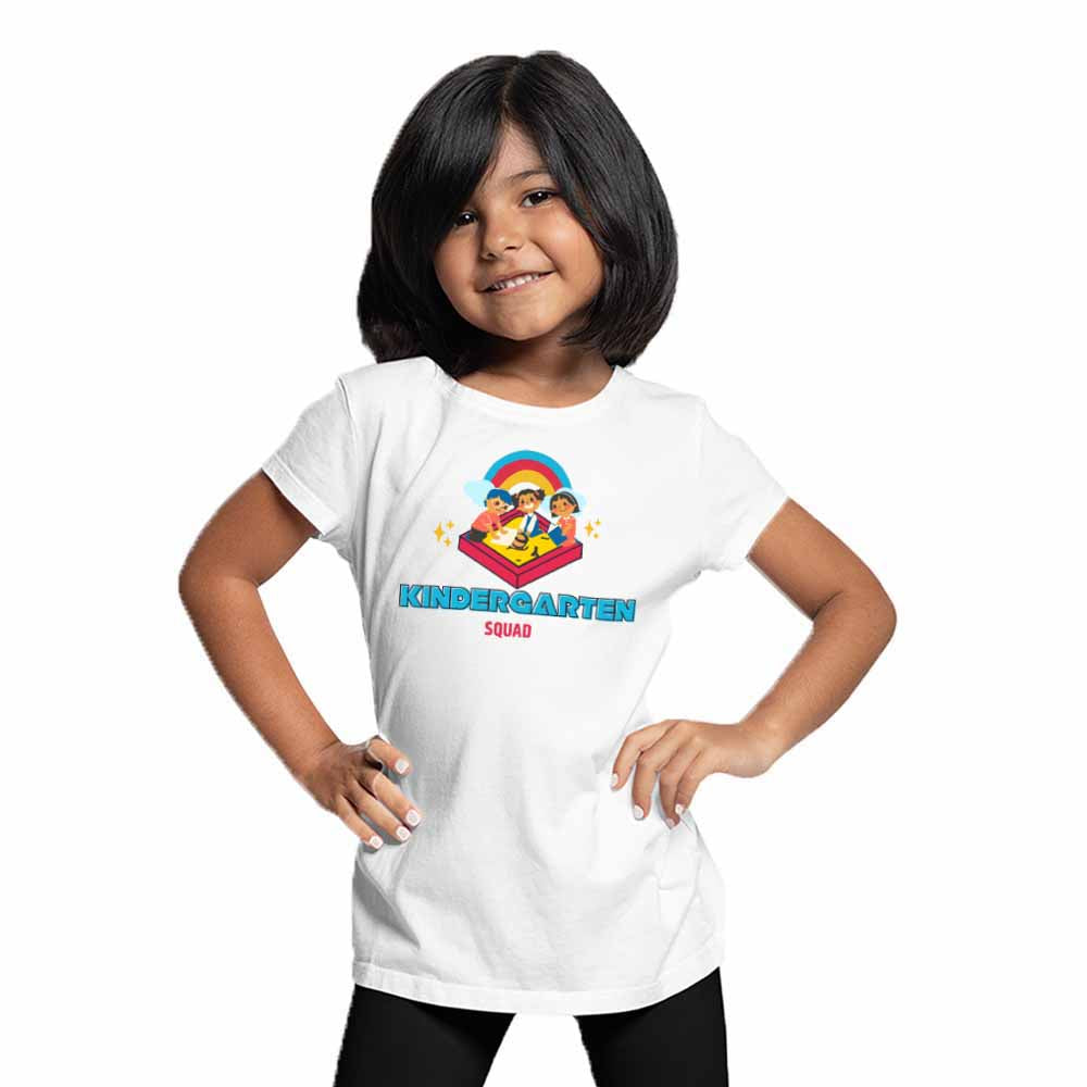 Pre-school Theme kinder Garten Squad T-Shirt For Kids