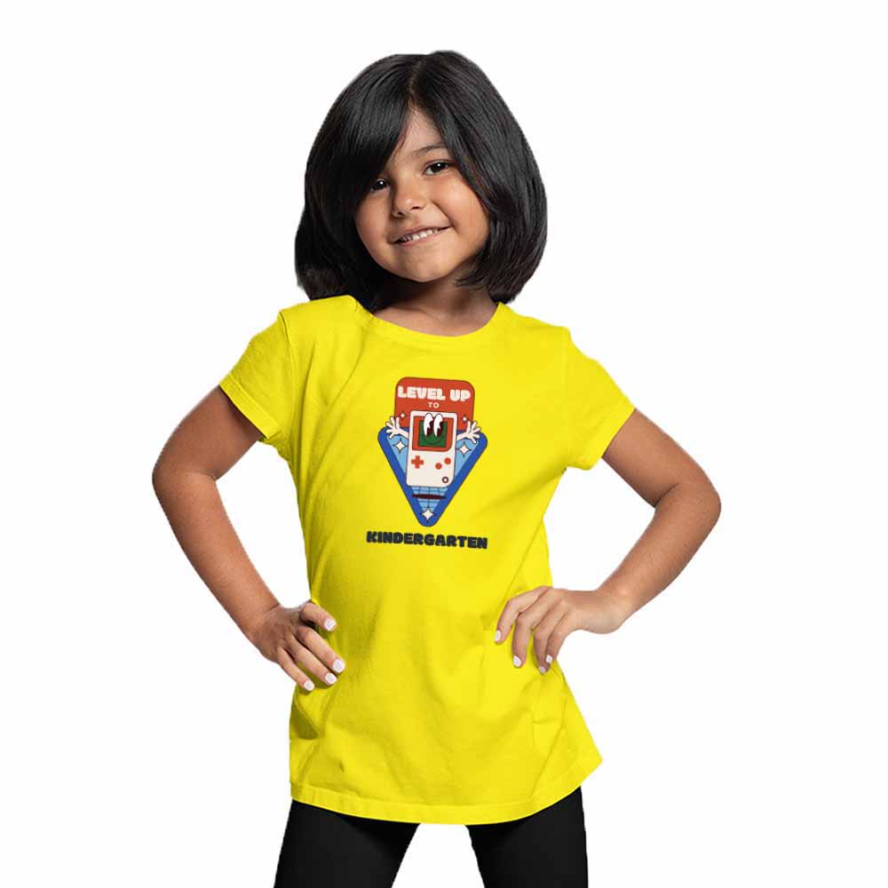 Pre-school Theme Leave Up T-Shirt For Kids