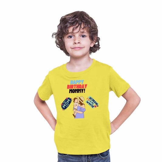 Happy Birthday mommy world T-shirt/Romper