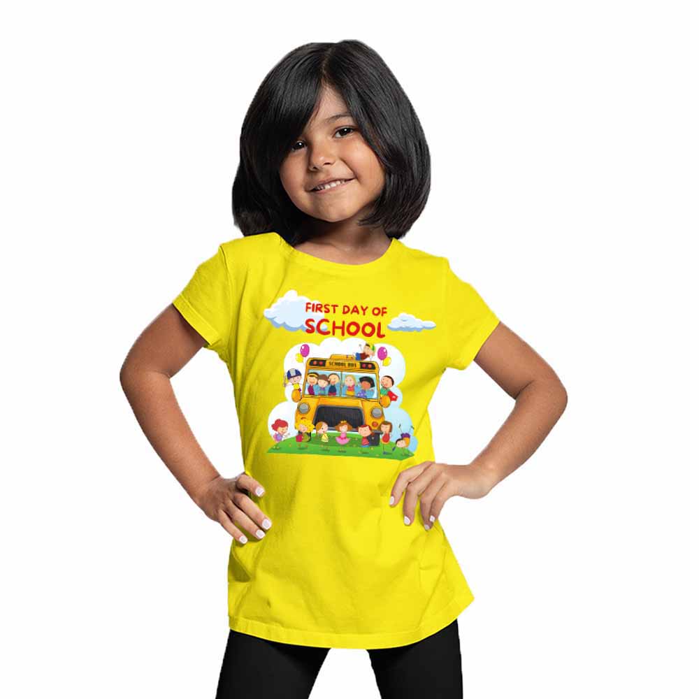 Pre-school Theme First Of School T-Shirt For Kids