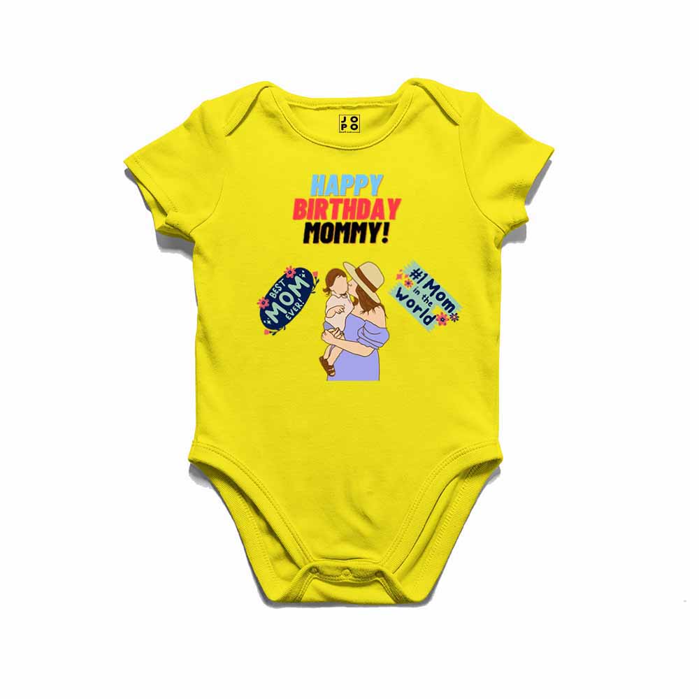 Happy Birthday mommy world T-shirt/Romper