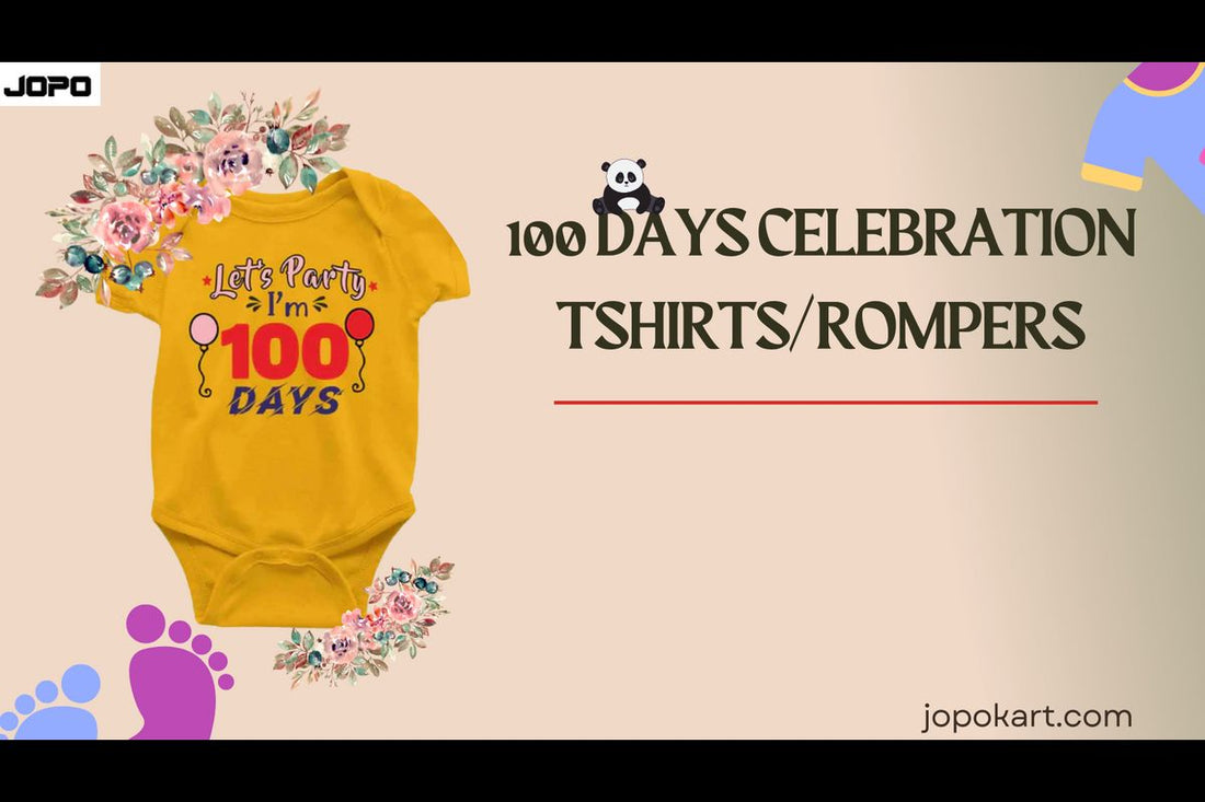 100 days celebration Tshirts/Rompers