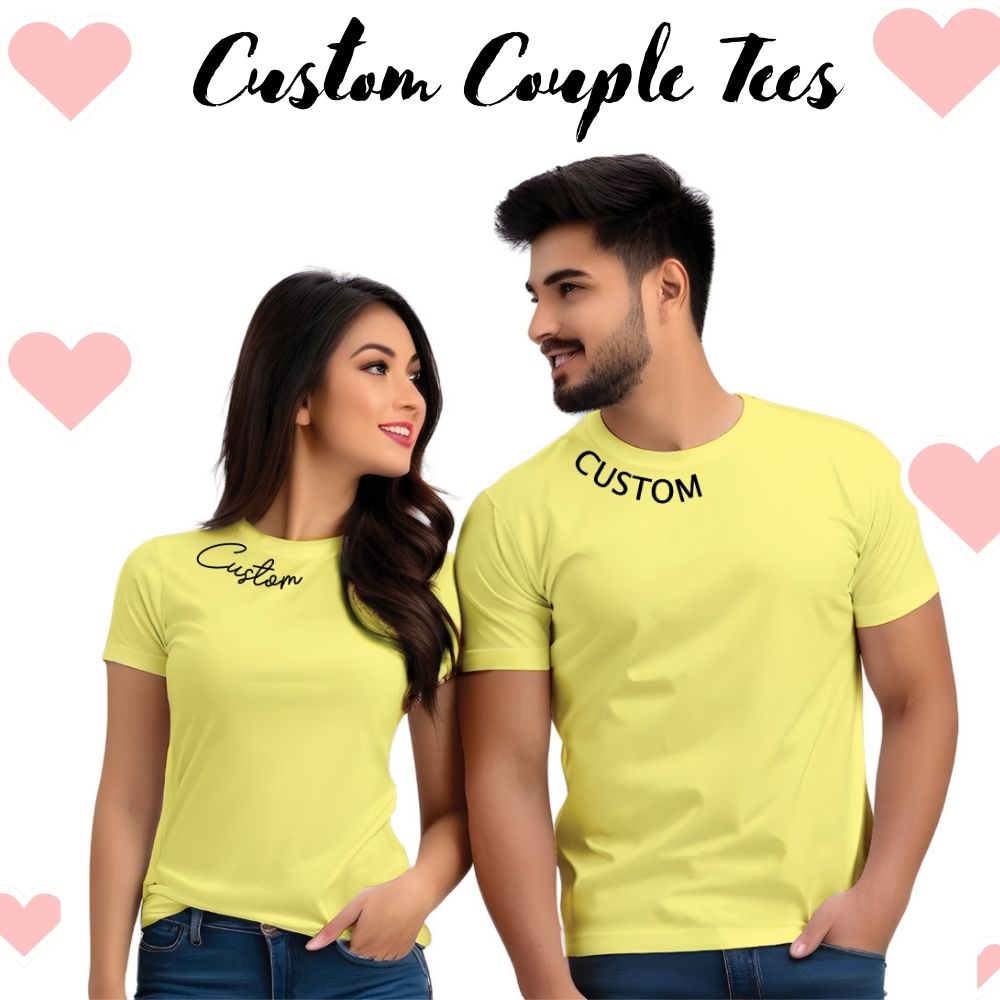 Customised Couple Tshirts