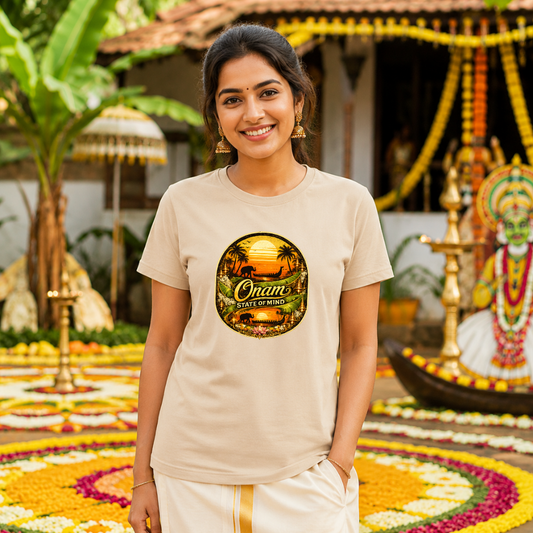 Onam State of Mind T-Shirt – Kerala Culture Festival Graphic Tee