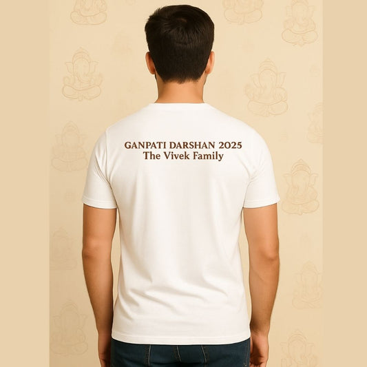  white t-shirt family name