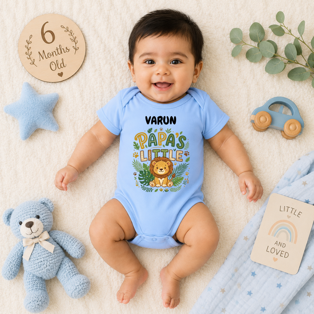 Trending First Father’s Day Baby Romper | Soft Cotton Onesie