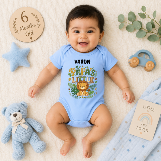 Trending First Father’s Day Baby Romper | Soft Cotton Onesie