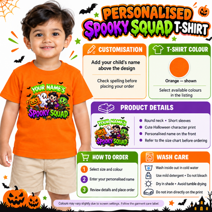 Halloween Party T-Shirt for Kids – Trick or Treat Design