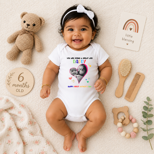 First Father’s Day Baby Onesie – Soft, Cute & Gift Ready