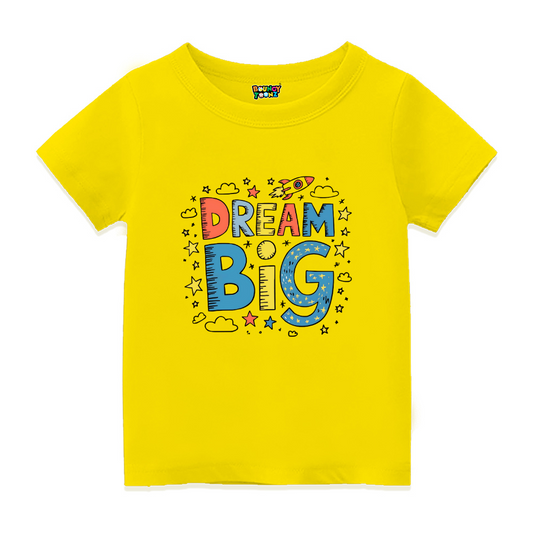 Dream Big Kids Personalised Tshirt
