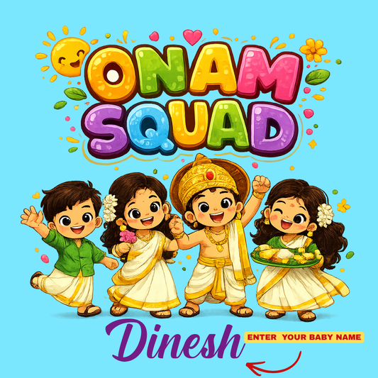 Happy Onam Family Matching Kids T-Shirt