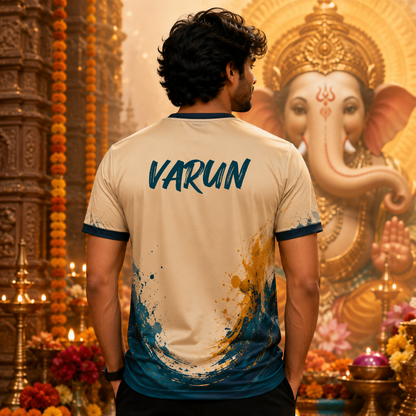 Lord Ganesha Jersey for Men | Ganesh Chaturthi & Vinayagar Chaturthi Special Jersey