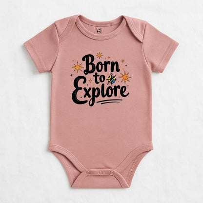 Adventure Awaits – Born to Explore Baby Bodysuit