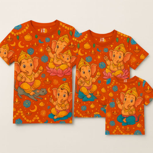 Ganesh Chathurthi Family Twinning Jersey