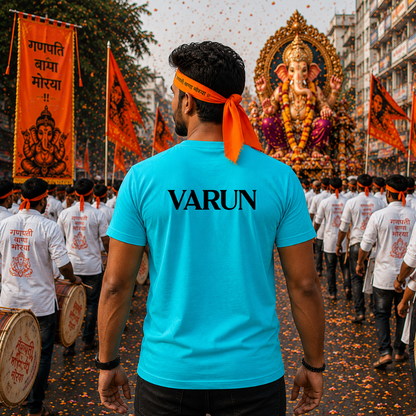 Tamil Vinayagar Typography T-Shirt for Men | Lord Ganesha Tamil Printed customized T-Shirt