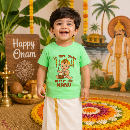 Kerala Festival Kids T-Shirt | Happy Onam Collection