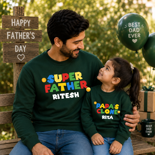 Dad and Me Sweatshirts | Trendy Matching Sweatshirts for Fathers & Kids