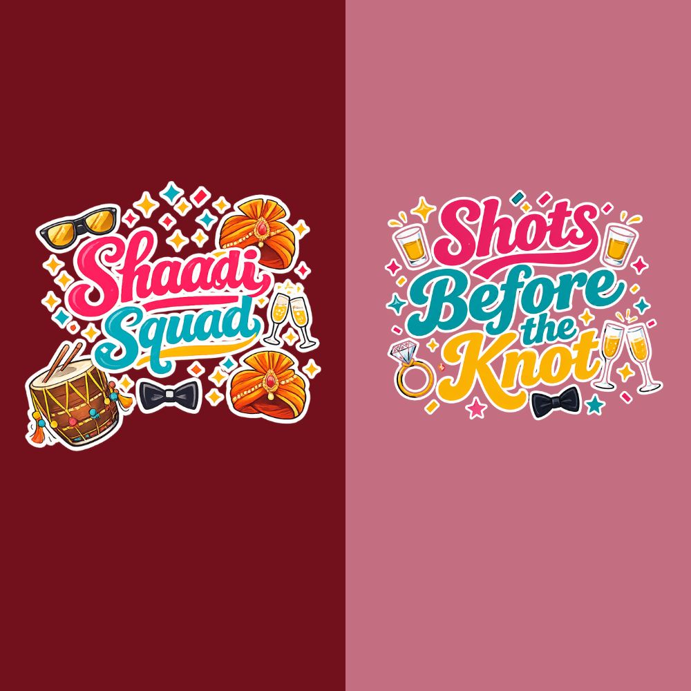 Groom Squad Party Wear T-Shirts | Bachelor Trip Matching Outfit