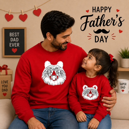 Matching Family Sweatshirts for Dad and Kids | Twinning Outfit Collection