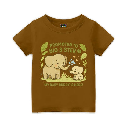 "My Baby Buddy Is Here!" Big Sister Announcement Tee