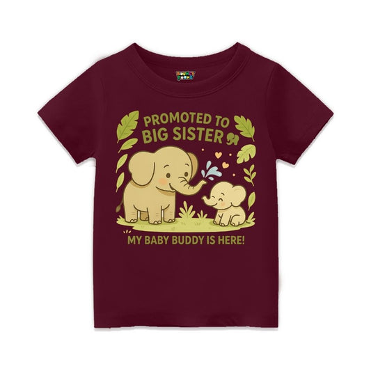 "My Baby Buddy Is Here!" Big Sister Announcement Tee