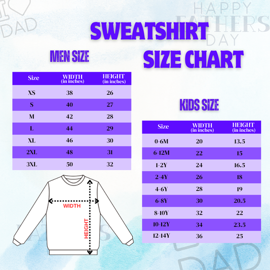 Premium Dad & Mini Matching Sweatshirts