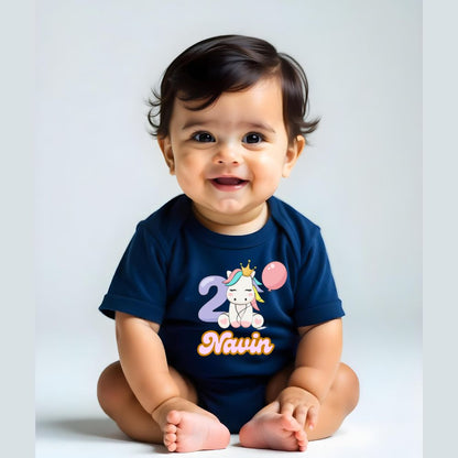 Magical Beginnings - 2 Months Unicorn Custom Baby Onesies