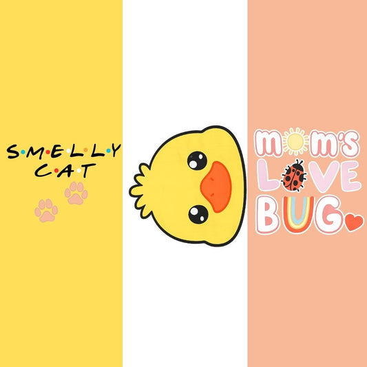 Cute Chick, Cat & Mommy's Love Baby Rompers | 3pcs combo pack for Newborns, Infants & Toddlers