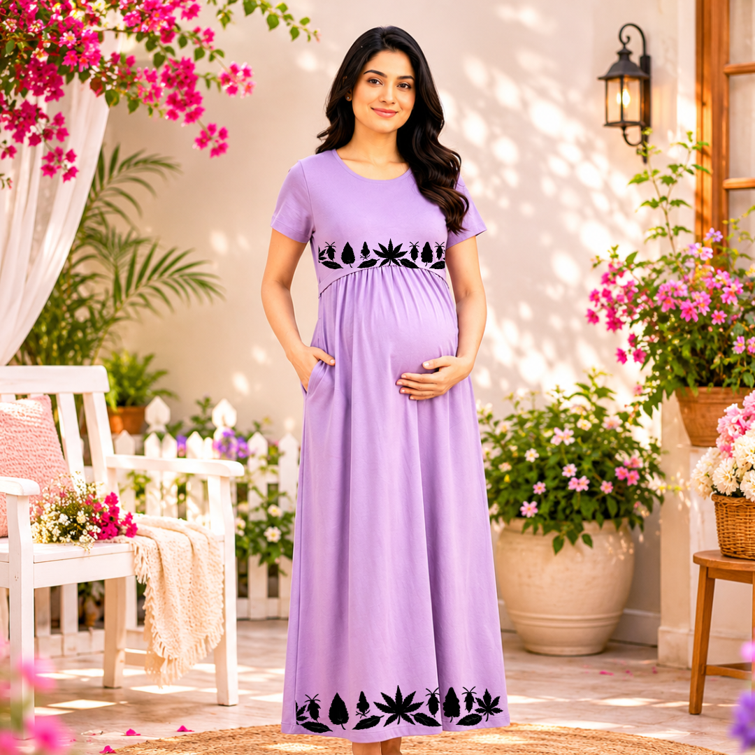 Premium Maternity Wear with Pocket for Feeding Moms