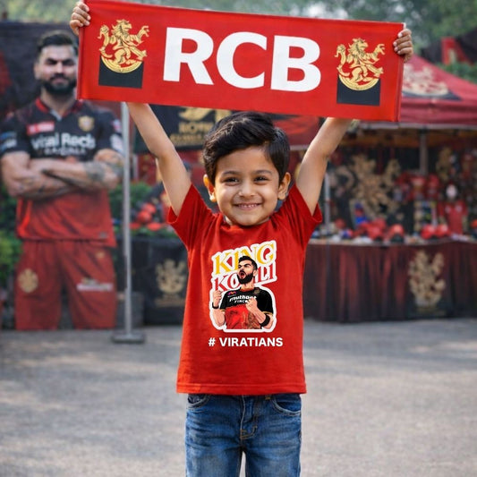 Royal Challengers Bangalore Kids T-Shirt – RCB Cricket Fan Wear