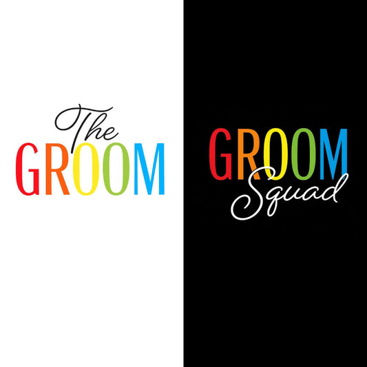 Groom To Be & Team Groom Matching T-Shirts for Bachelor Party