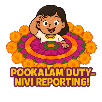 Happy Onam 2026 Kids T-Shirt – Personalized Festival Wear for Boys & Girls